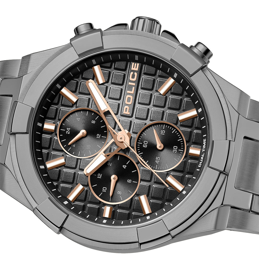 Police Guardian Multifunction 42mm Stainless Steel Band