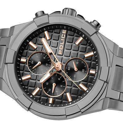 Police Guardian Multifunction 42mm Stainless Steel Band