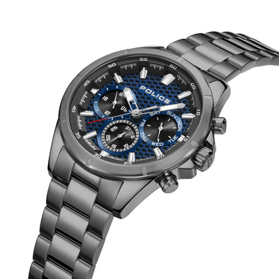 Police Malawi Multifunction 45mm Stainless Steel Band