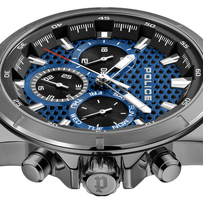 Police Malawi Multifunction 45mm Stainless Steel Band