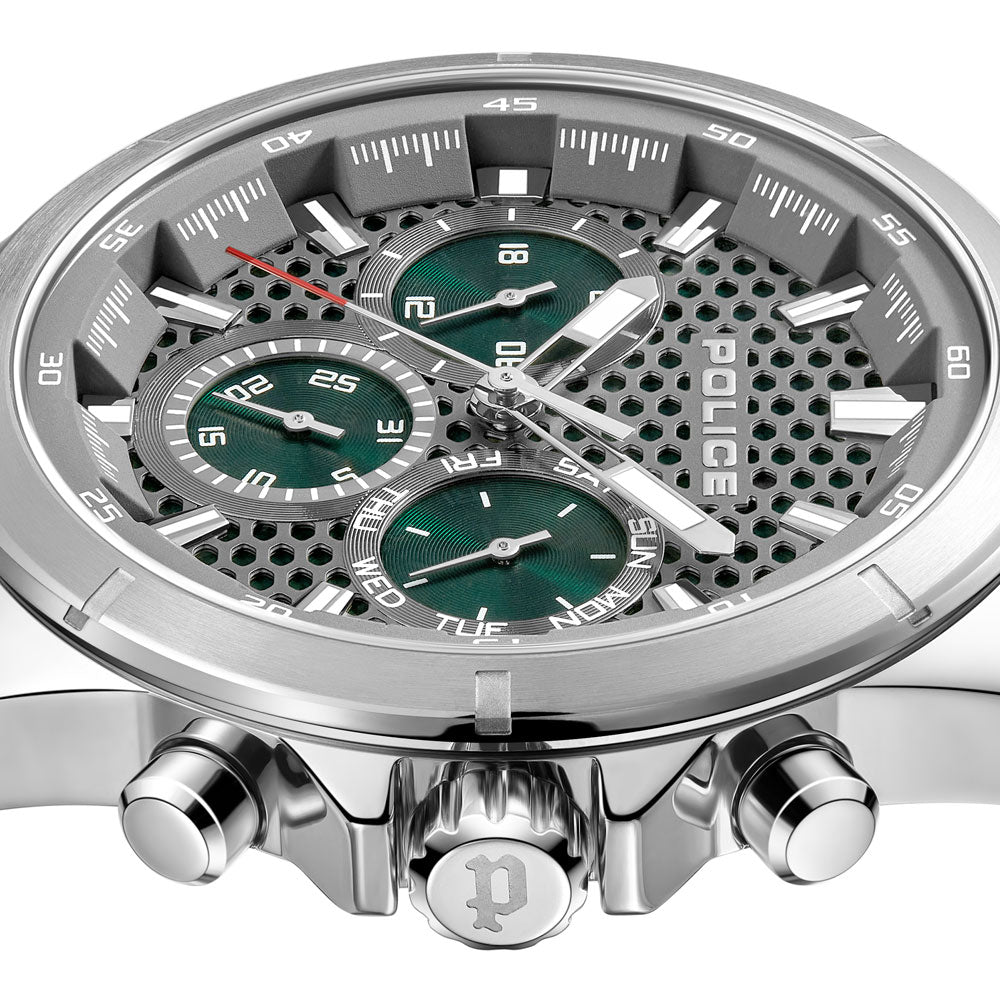 Police Malawi Multifunction 45mm Stainless Steel Band