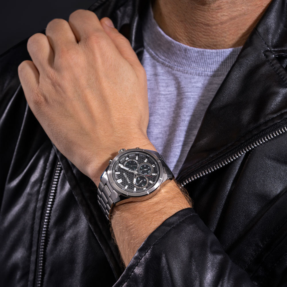 Police Malawi Multifunction 45mm Stainless Steel Band