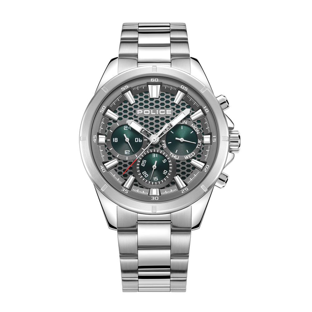 Police Malawi Multifunction 45mm Stainless Steel Band