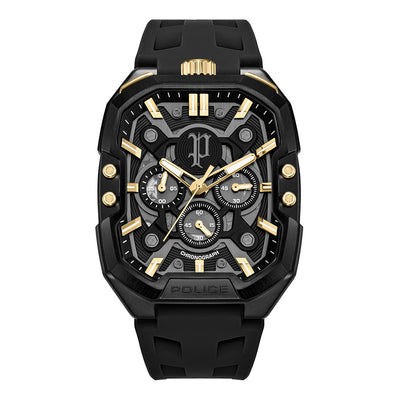 Police Bullhead Multifunction 43mm Rubber Band