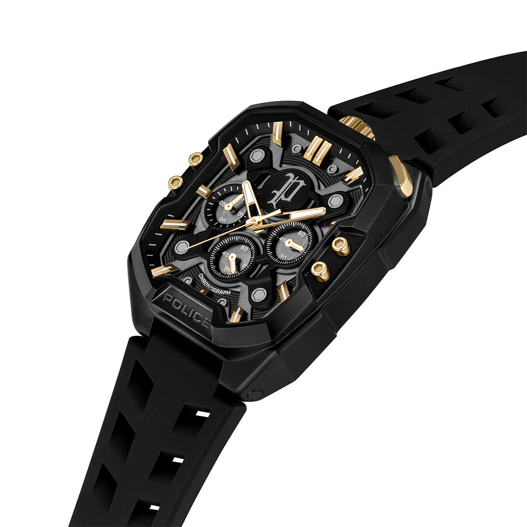 Police Bullhead Multifunction 43mm Rubber Band