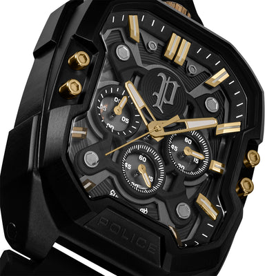 Police Bullhead Multifunction 43mm Rubber Band