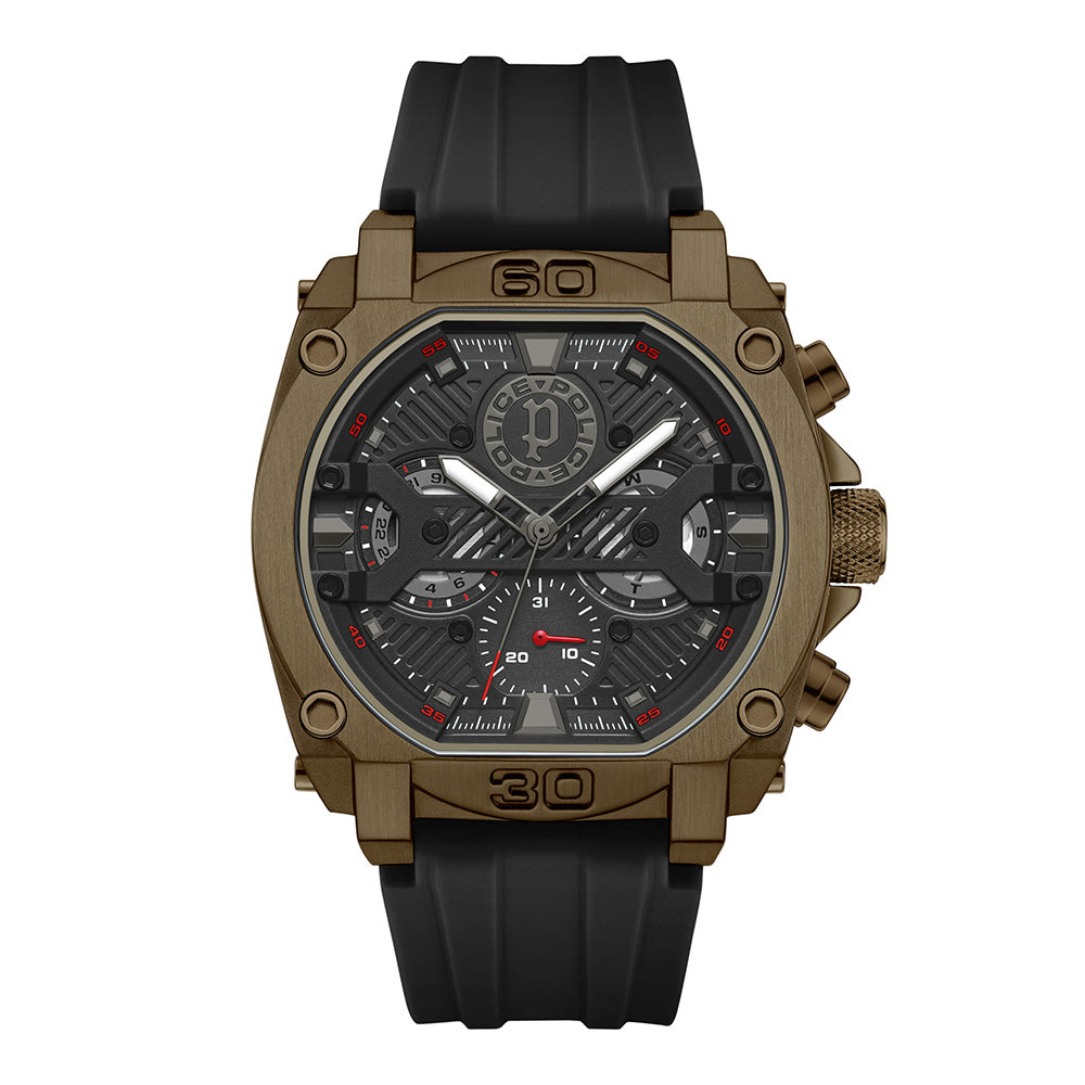 Police Norwood Multifunction 45mm Rubber Band