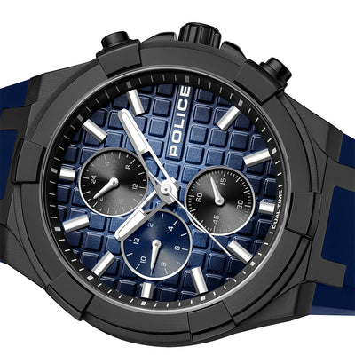 Police Guardian Multifunction 42mm Rubber Band