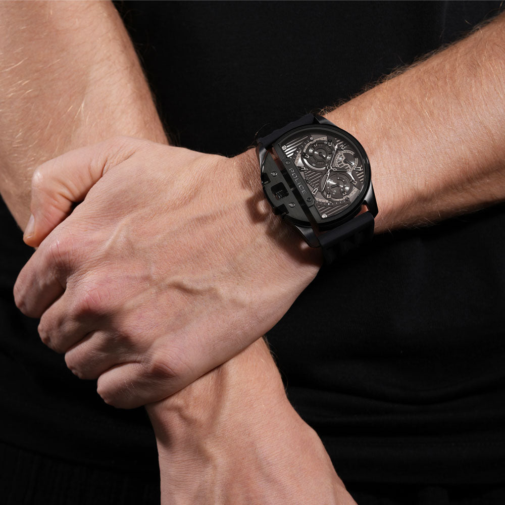 Police Daintree Multifunction 45mm Rubber Band