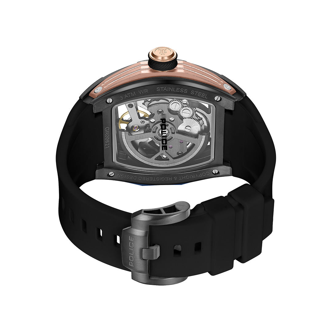 Police Tampa Automatic 42mm Rubber Band