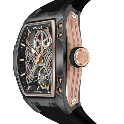 Police Tampa Automatic 42mm Rubber Band