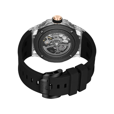 Police Cyclone Automatic 43.5mm Rubber Band