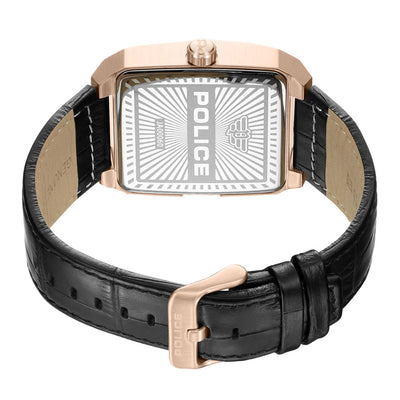 Police Omaio 3-Hand 39mm Leather Band