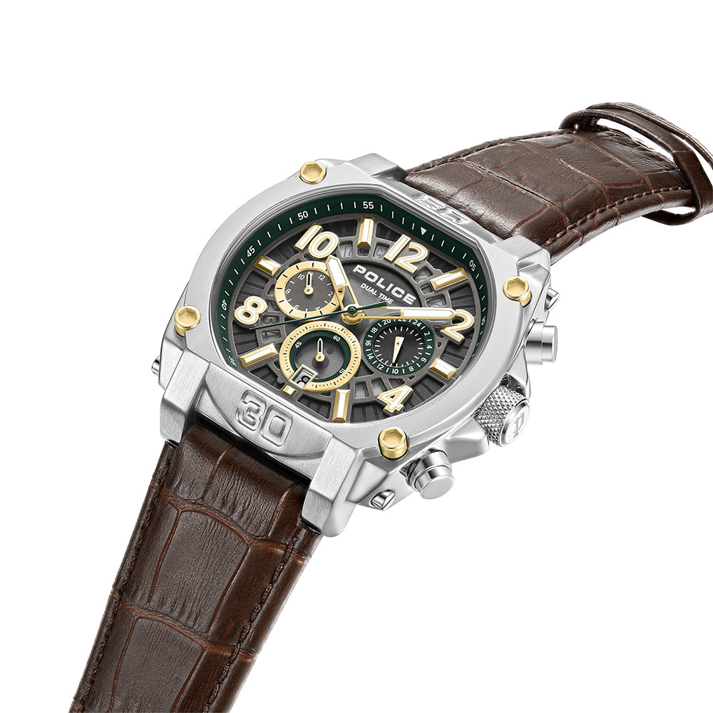 Police Norwood Multifunction 45mm Leather Band