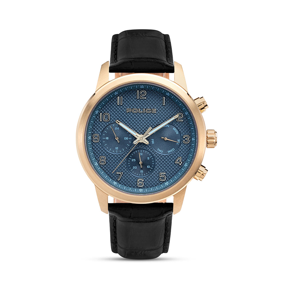 Police Raho Multifunction 44mm Leather Band