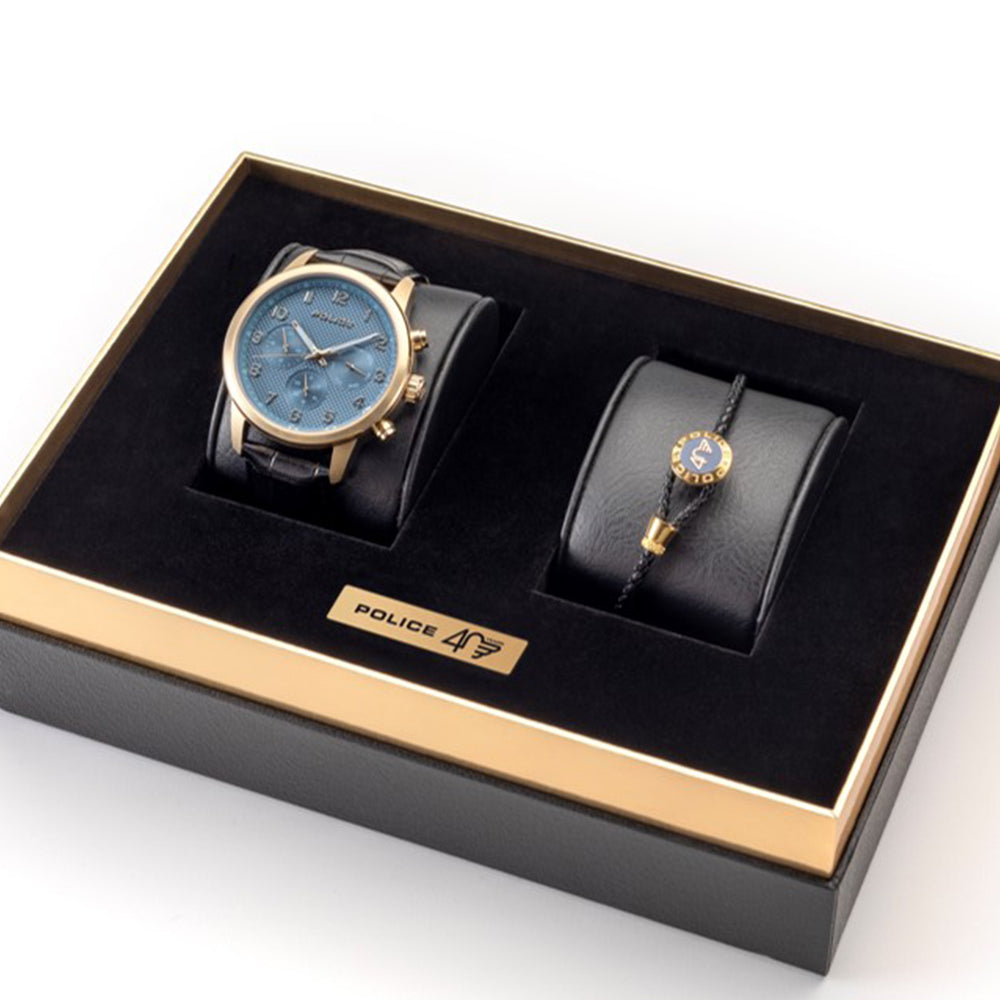 Police Raho Multifunction 44mm Leather Band