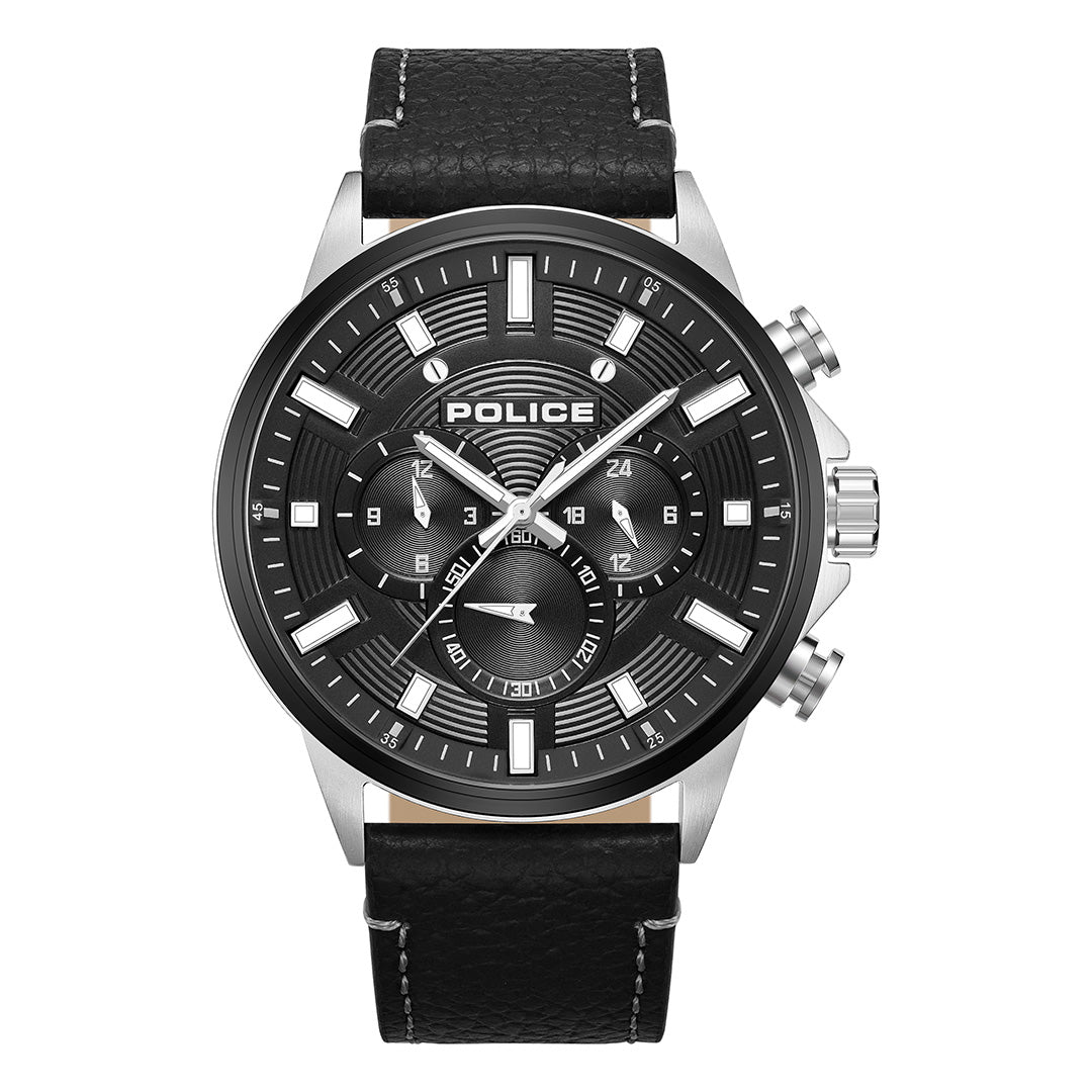 Police Kismet Multifunction 47mm Leather Band