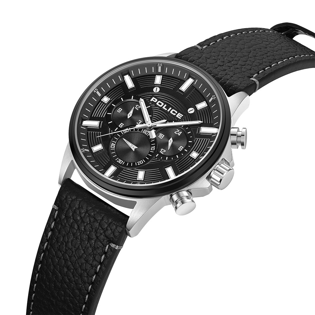 Police Kismet Multifunction 47mm Leather Band