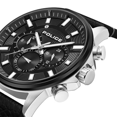 Police Kismet Multifunction 47mm Leather Band