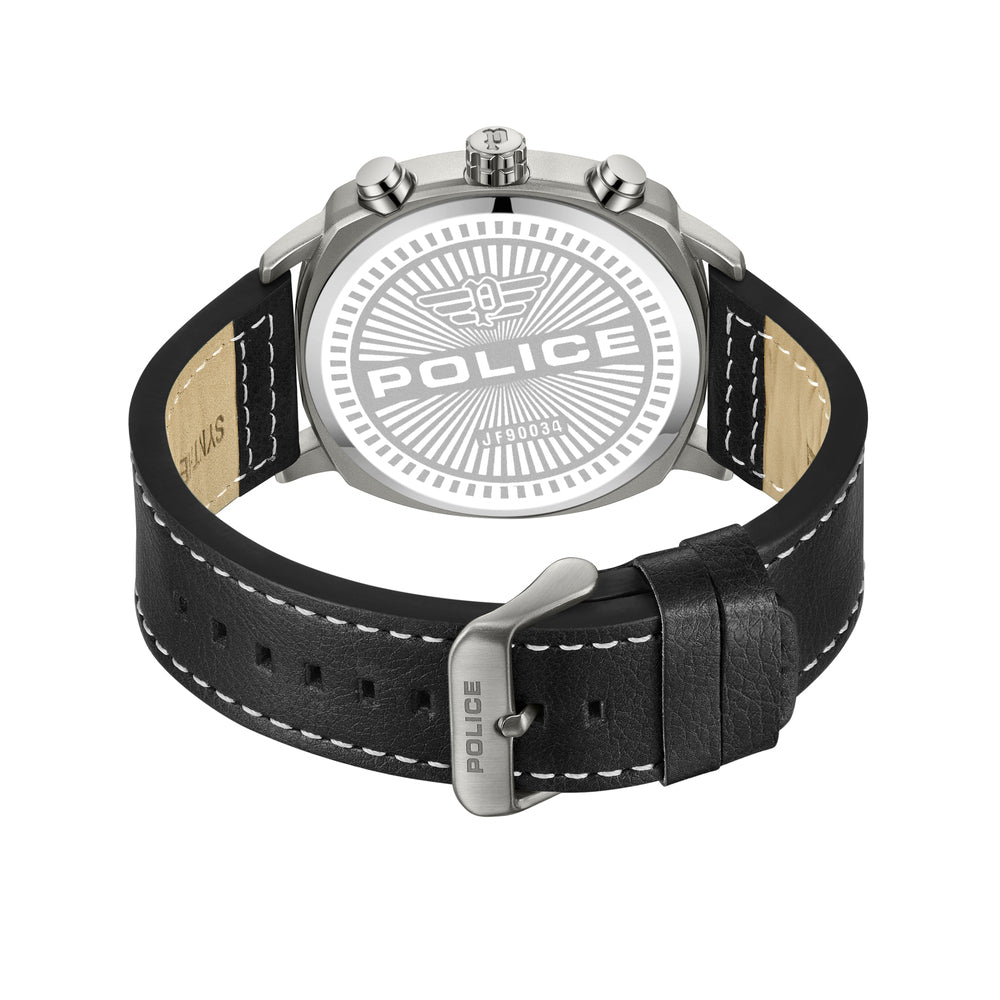 Police Tuneful Multifunction 48mm Leather Band