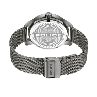 Police Mensor 3-Hand 44mm Stainless Steel Band
