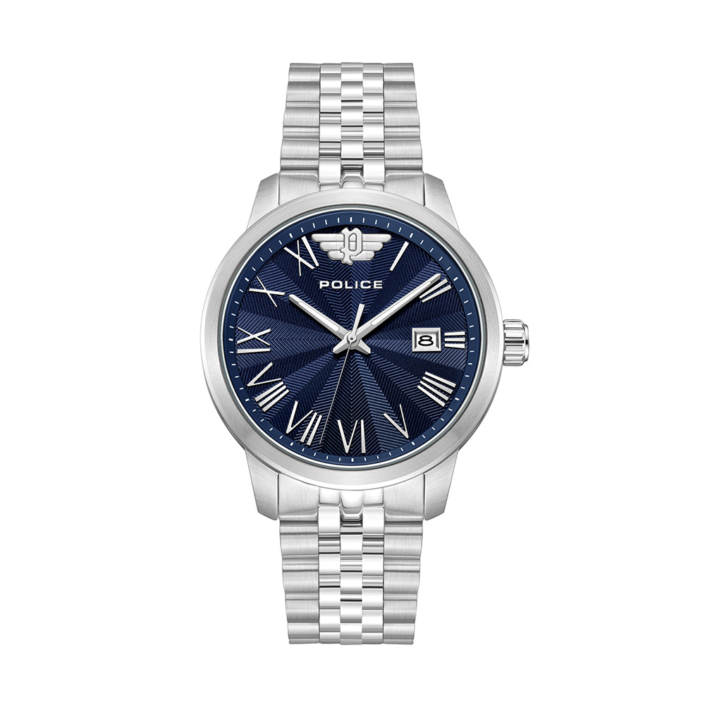 Police Raho Date 41mm Stainless Steel Band – Watch Republic PH