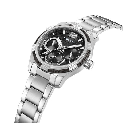 Police Chokery Multifunction 44mm Stainless Steel Band