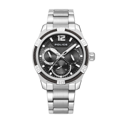 Police Chokery Multifunction 44mm Stainless Steel Band