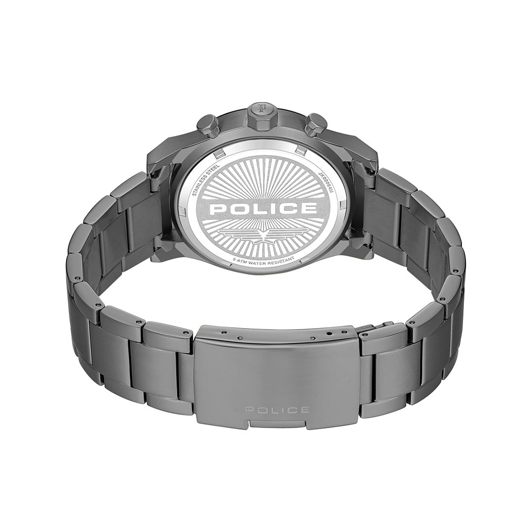 Police Knotty Multifunction 42mm Stainless Steel Band