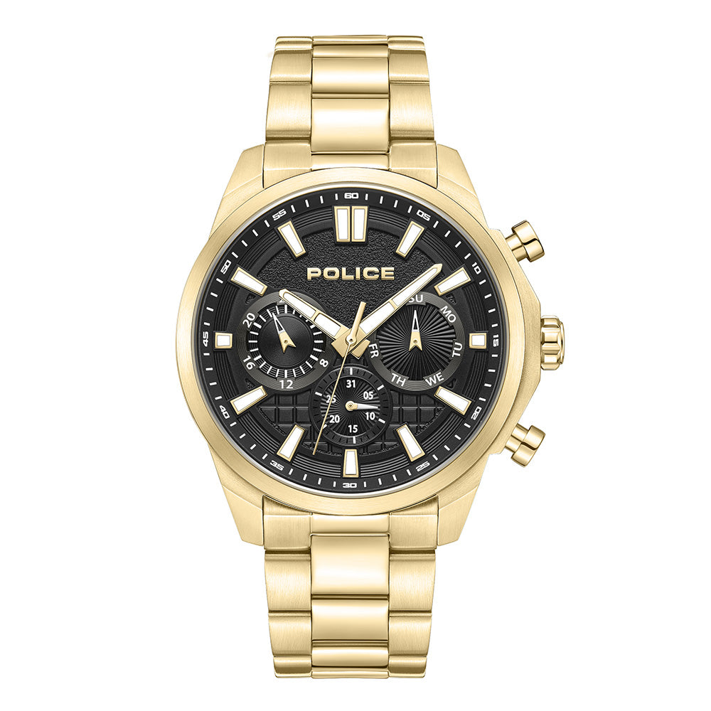 Police Rangy Multifunction 44mm Stainless Steel Band