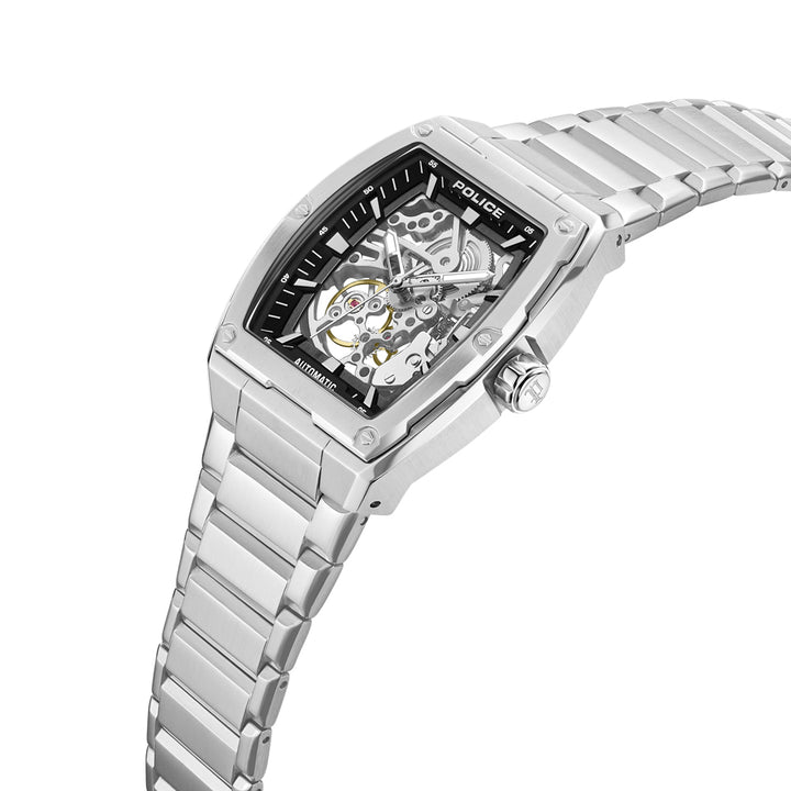 Stainless Steel Women's Police Wrist Watches Police Skeletor