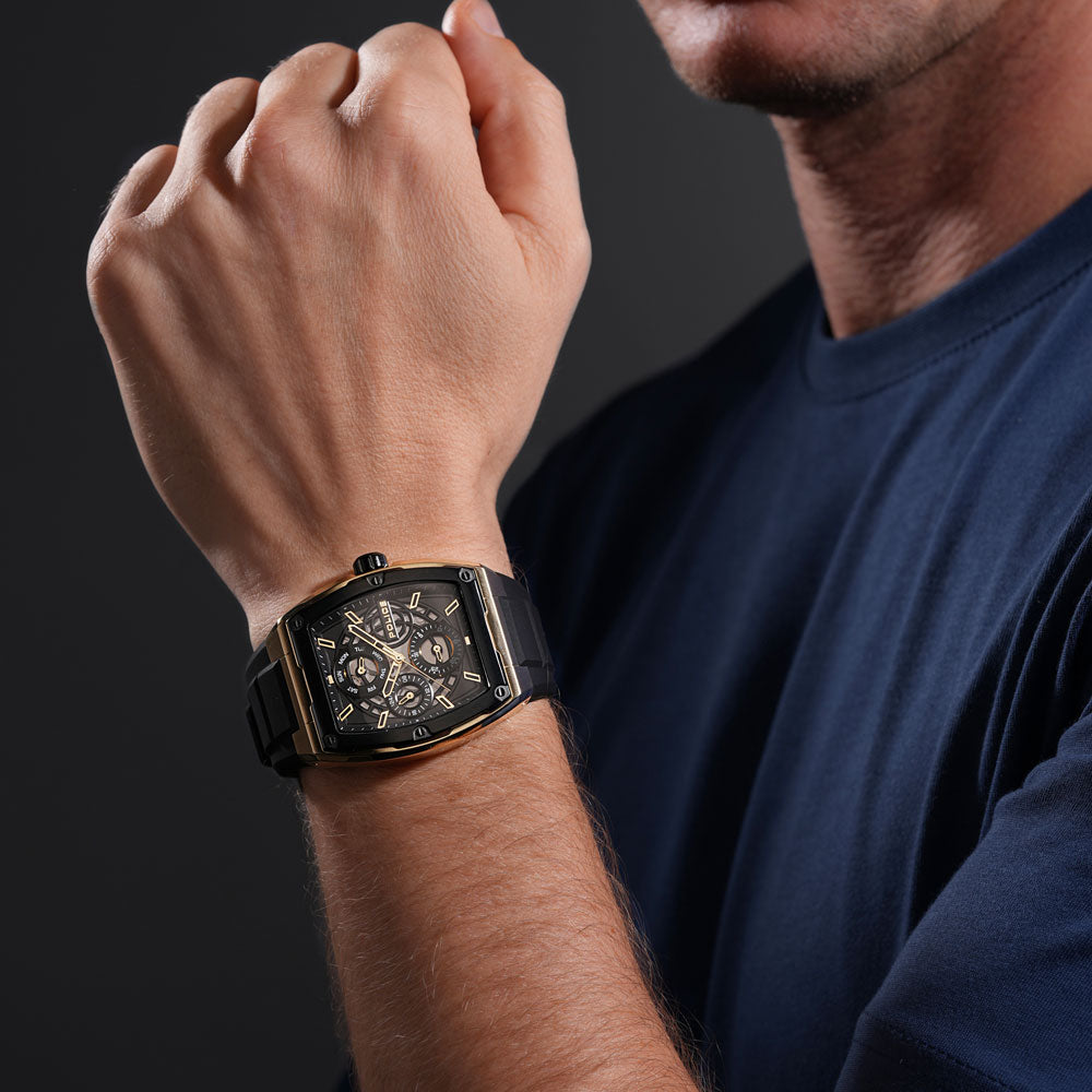 Police Creed Multifunction 42mm Rubber Band