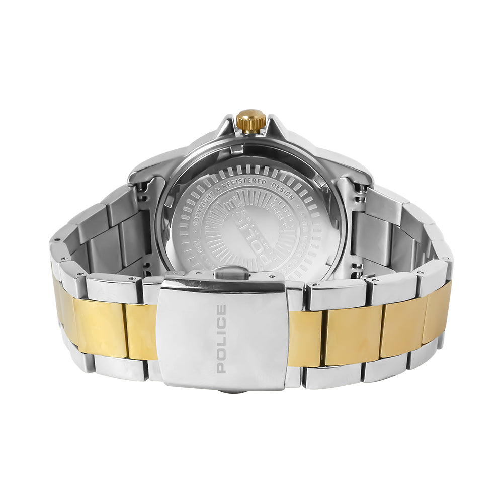 Police Las Vegas 3-Hand 42mm Stainless Steel Band