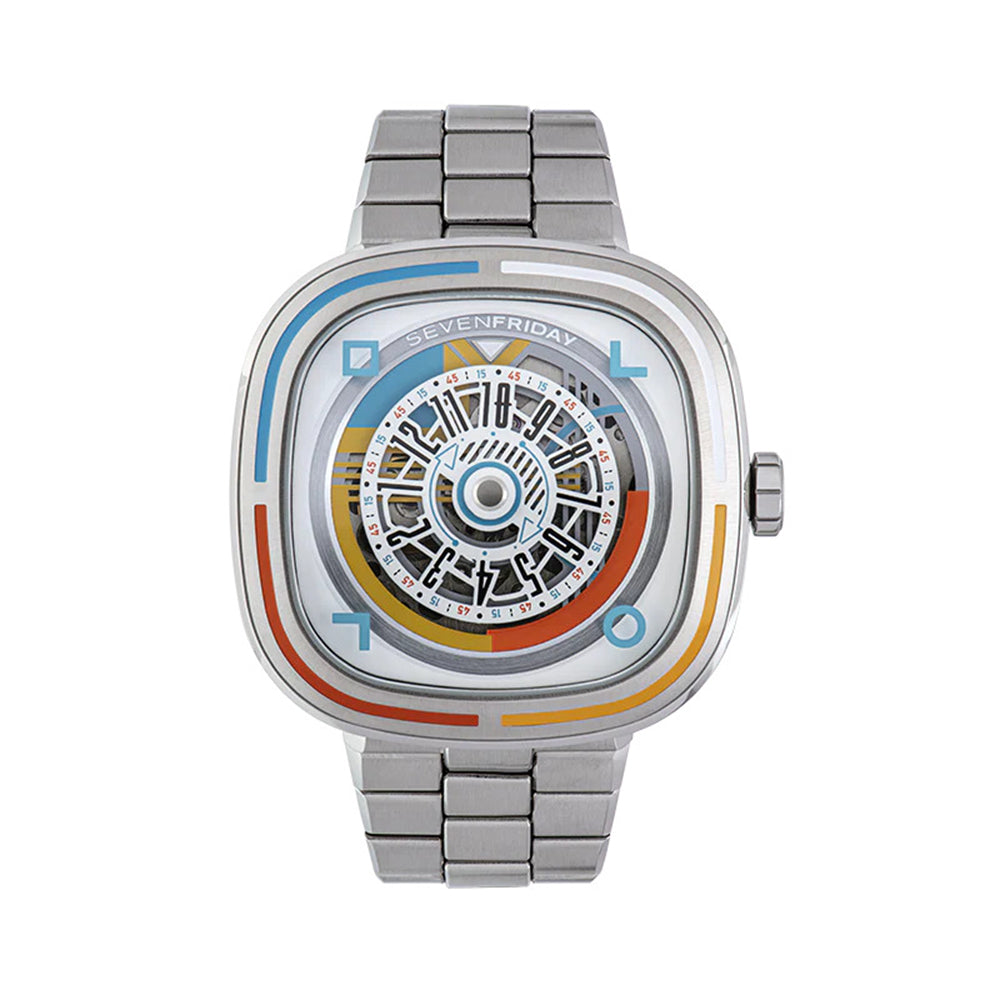 Sevenfriday T Series Automatic 45.6mm Stainless Steel Band
