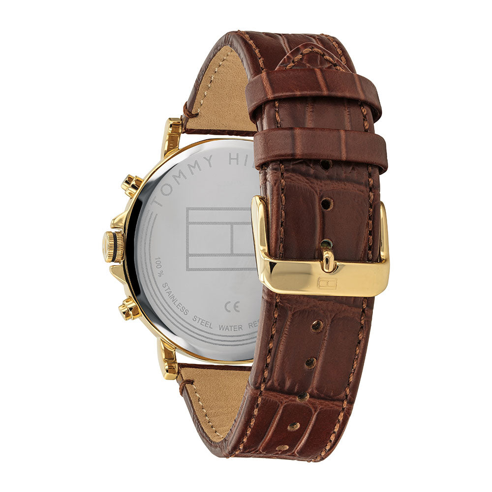 Tommy Hilfiger Daniel Multifunction 45.9mm Leather Band