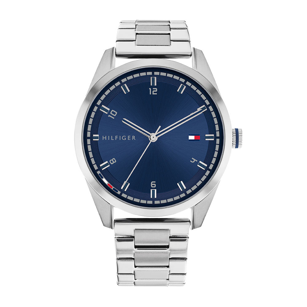 Tommy Hilfiger Griffin 3-Hand 43mm Stainless Steel Band