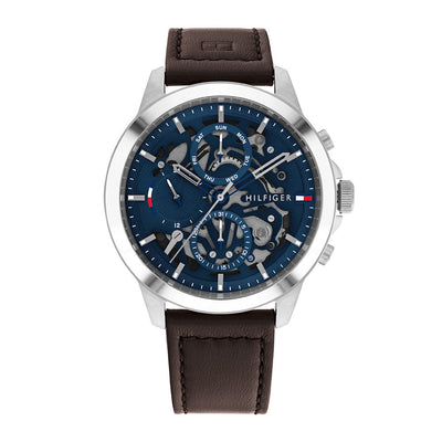 Tommy Hilfiger Henry Multifunction 44mm Leather Band