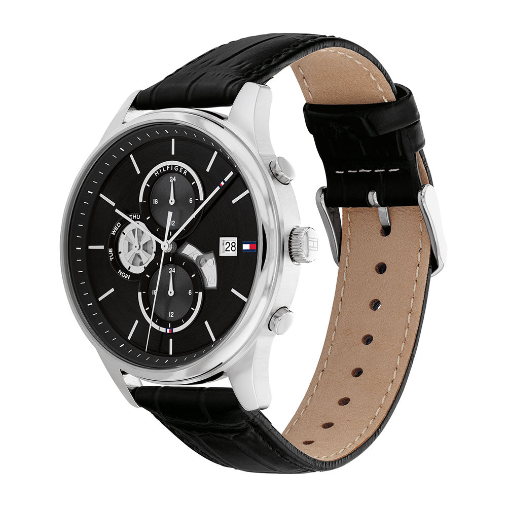 Tommy Hilfiger Weston Multifunction 44mm Leather Band