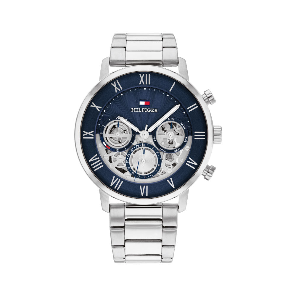 Tommy Hilfiger Legend Multifunction 44mm Stainless Steel Band