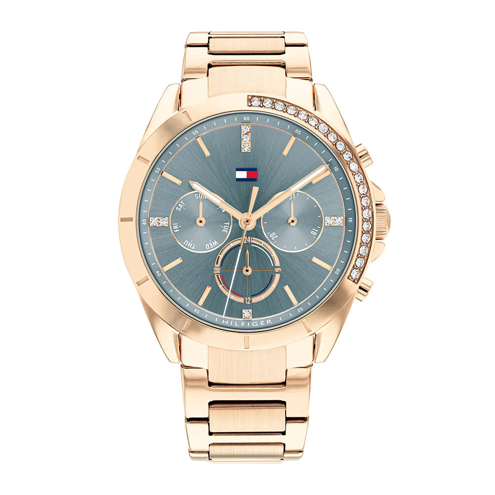 Tommy Hilfiger Kennedy Multifunction 38mm Stainless Steel Band
