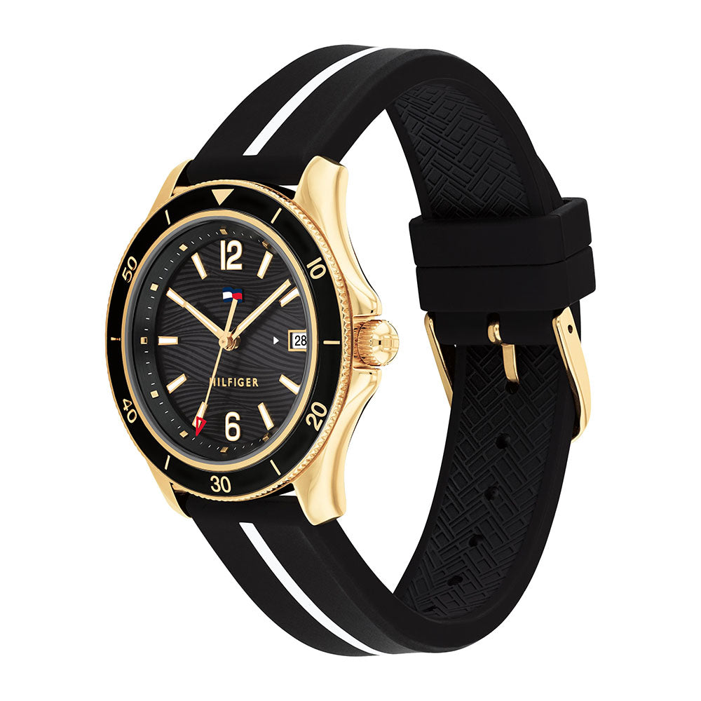 Tommy Hilfiger Brooke 3-Hand 36mm Silicone Band