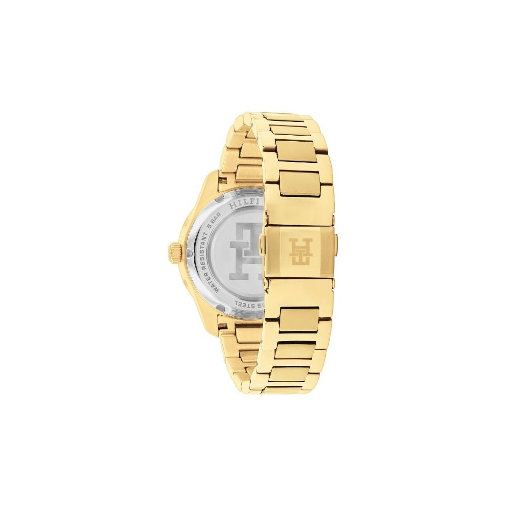 Tommy Hilfiger Th85 Crystals  3-Hand 36mm Stainless Steel Band