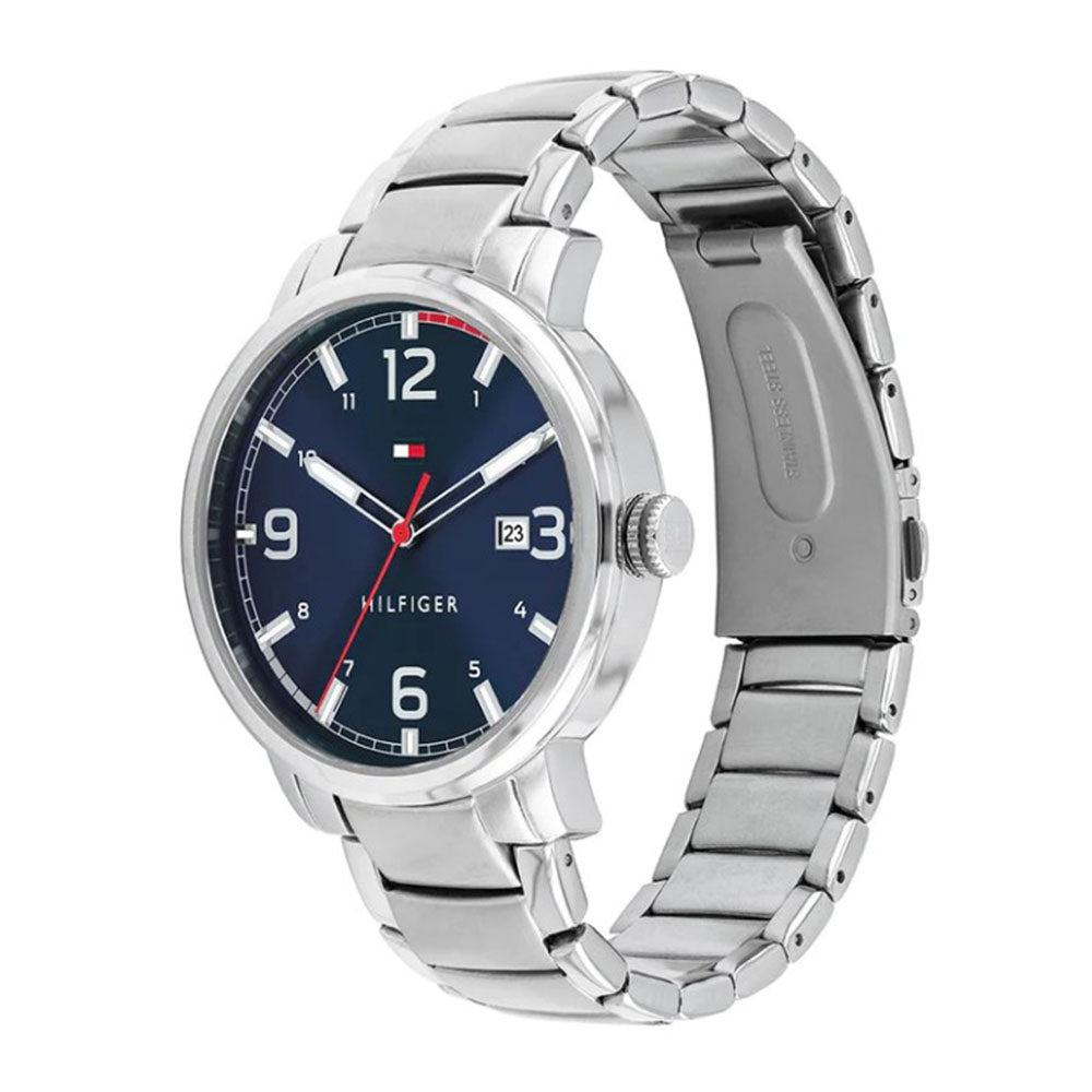Tommy Hilfiger Th Essentials Date 44mm Stainless Steel Band