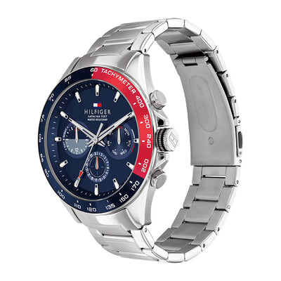 Tommy Hilfiger Owen Multifunction 46mm Stainless Steel Band