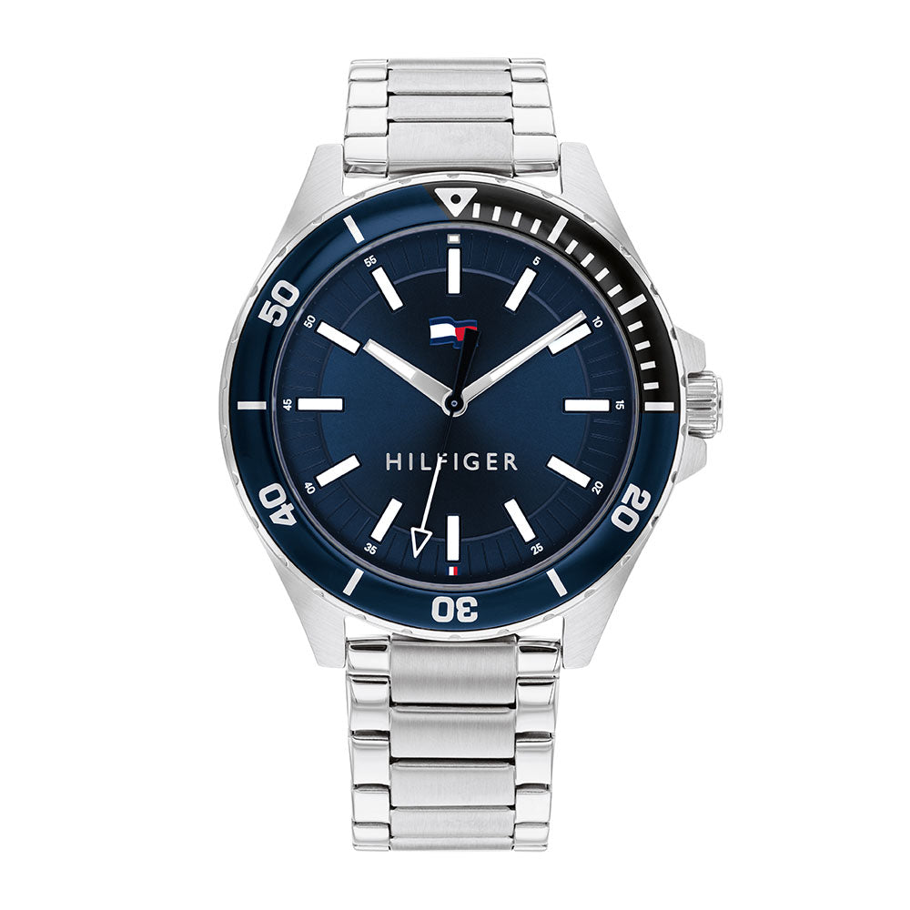 1792012 Tommy Hilfiger Logan 3-Hand 43mm Stainless Steel Band – Watch Republic PH