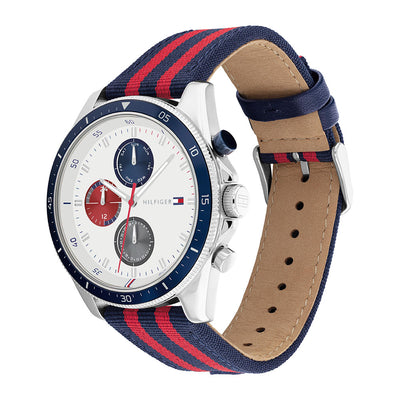 Tommy Hilfiger Parker Multifunction 44mm Fabric Band