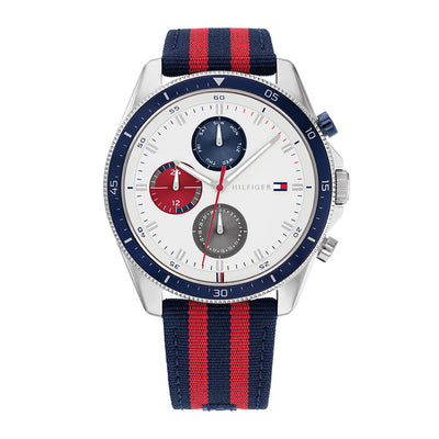 Tommy Hilfiger Parker Multifunction 44mm Fabric Band
