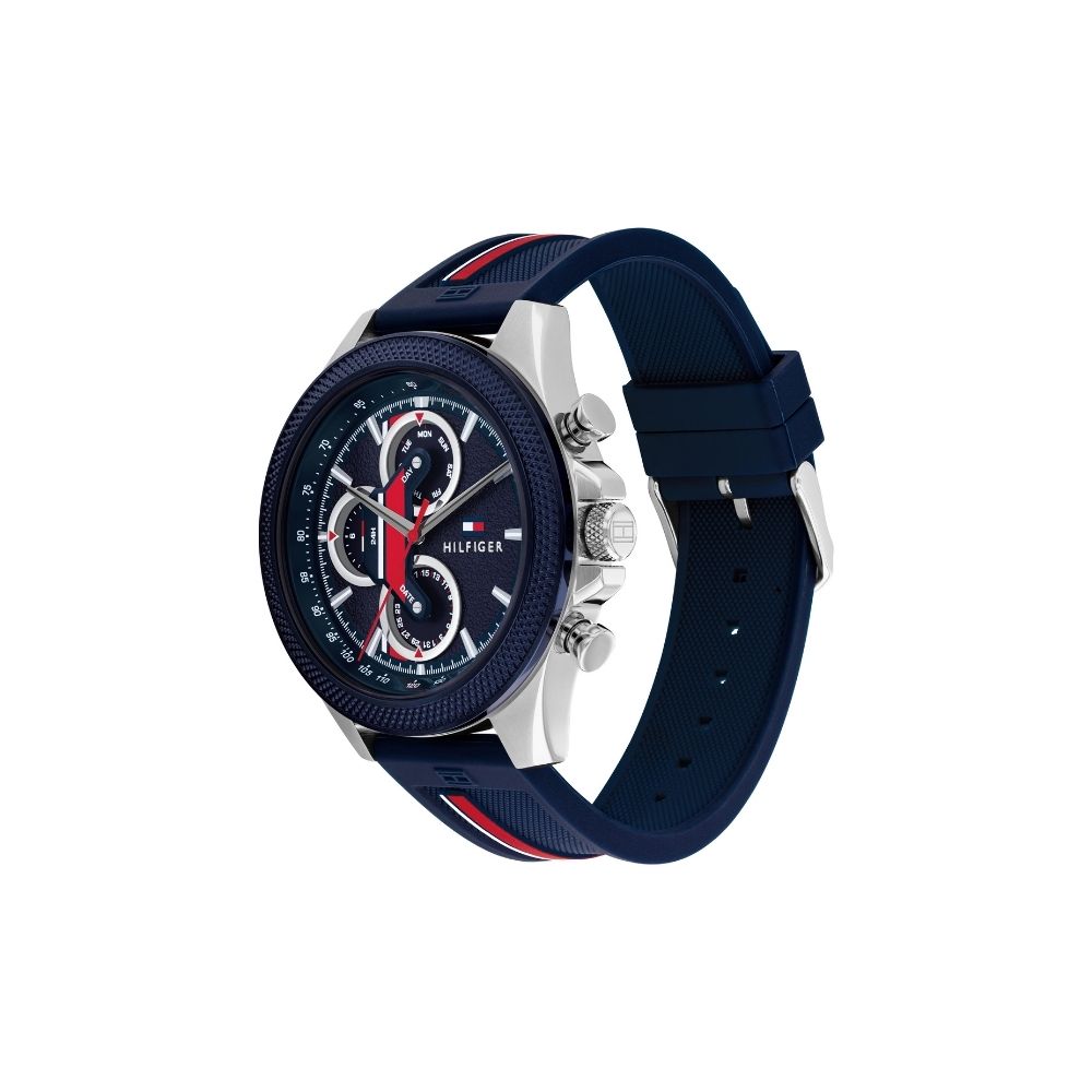 Tommy Hilfiger Clark Multifunction 46mm Silicone Band