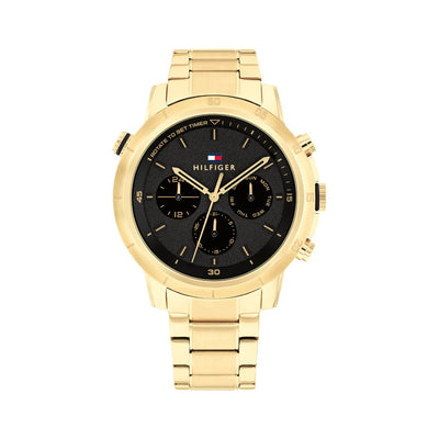 Tommy Hilfiger Troy Multifunction 44mm Stainless Steel Band