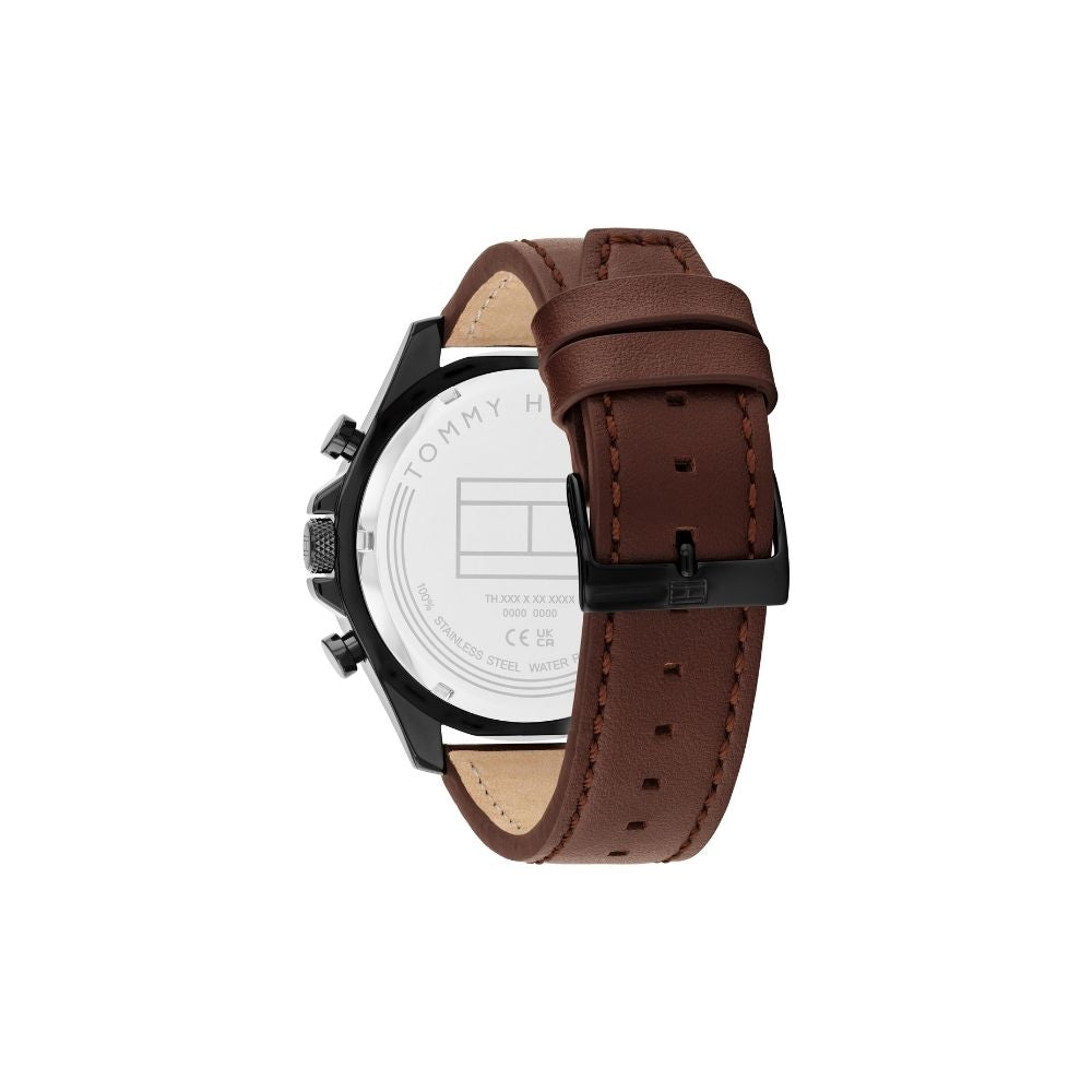 Tommy Hilfiger Clark Multifunction 46mm Leather Band